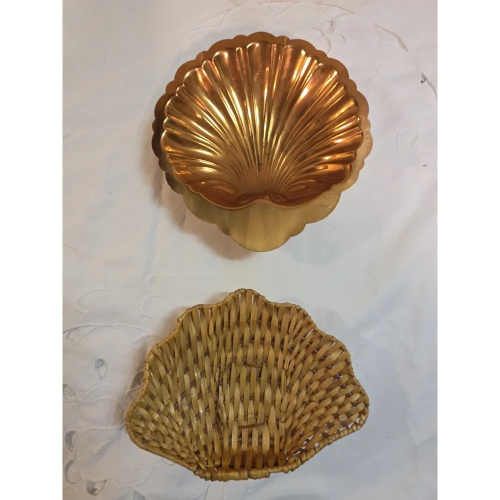 Vintage‎ Copper Shell Shaped Dish/Tray